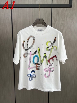 2025新作 LOEWEロエベ クルーネック 半袖Tシャツ エキサイティング