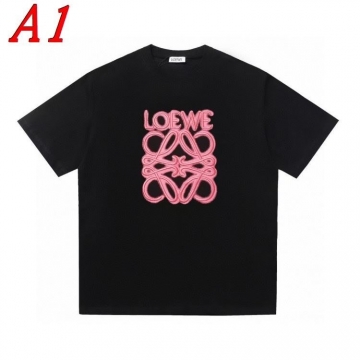 2025新作 LOEWEロエベ ラウンドネック 半袖Tシャツ   着回し可