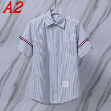 25新作 ナチュラル THOM BROWNE トムブラウン シャツ 0=S 1=M 2=L 3=XL 4=XXL