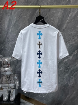  CHROME HEARTSクロムハーツ 2025新作 クルーネック 半袖Tシャツ フレッシュ