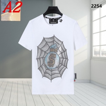  PHILIPP PLEINフィリッププレイン 2025新作   ラウンドネック 半袖Tシャツ   コラボモデル