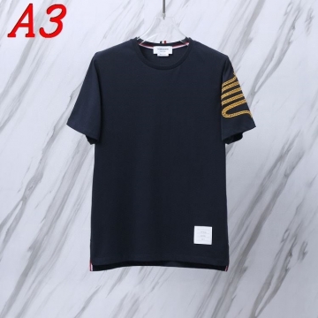2025新作 THOM BROWNEトムブラウン ラウンドネック 半袖Tシャツ   ハイセンス