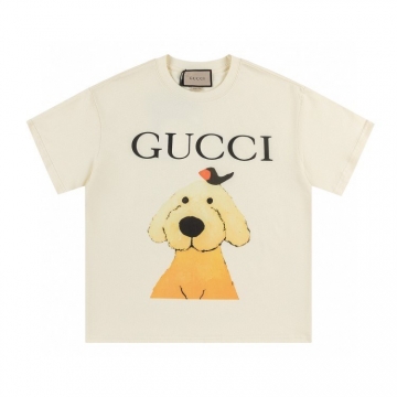  GUCCIグッチ 2025新作   ラウンドネック 半袖Tシャツ   シーン別対応