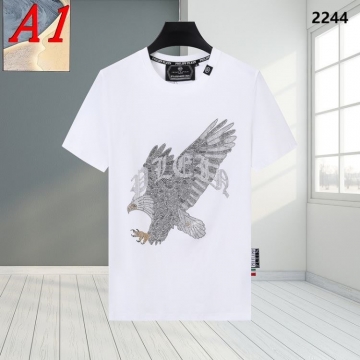 2025新作 PHILIPP PLEINフィリッププレイン クルーネック 半袖Tシャツ コーディネート自在