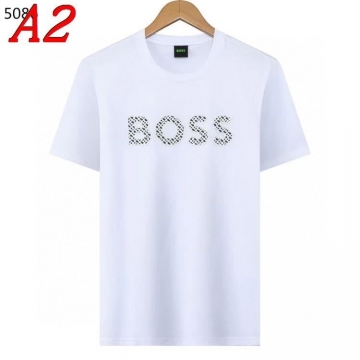 2025新作 HUGO BOSSヒューゴボス ラウンドネック 半袖Tシャツ   ユーモア