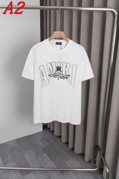 2025新作 AMIRIアミリ クルーネック 半袖Tシャツ アメカジ