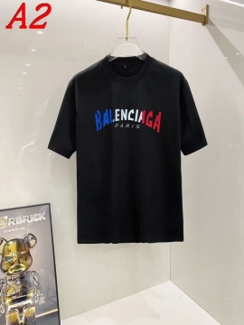  BALENCIAGAバレンシアガ 2025新作   ラウンドネック 半袖Tシャツ   ロゴプリント