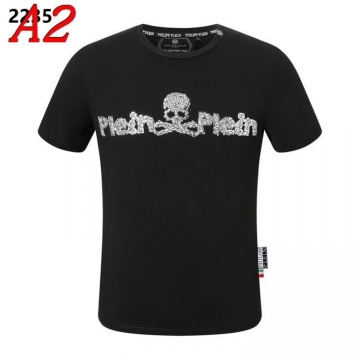 PHILIPP PLEINフィリッププレイン 2025新作 クルーネック 半袖Tシャツ ジェンダーレス