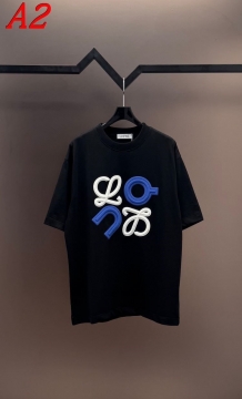  LOEWEロエベ 2025新作 クルーネック 半袖Tシャツ エココンシャス