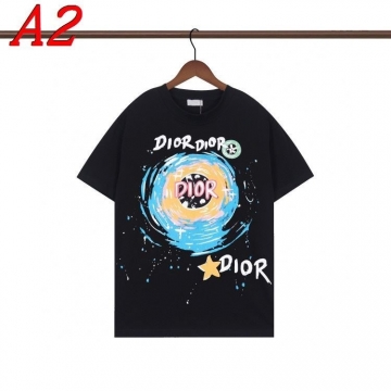 2025新作 DIORディオール クルーネック 半袖Tシャツ トレンドトップ