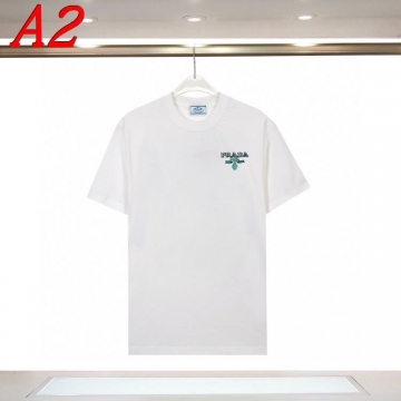 2025新作 PRADAプラダ クルーネック 半袖Tシャツ ミニマリズム