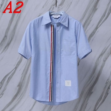 25新作 トレンド THOM BROWNE トムブラウン シャツ 0=S 1=M 2=L 3=XL 4=XXL