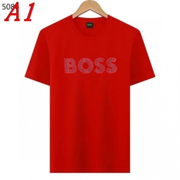 2025新作 HUGO BOSSヒューゴボス ラウンドネック 半袖Tシャツ   ユーモア