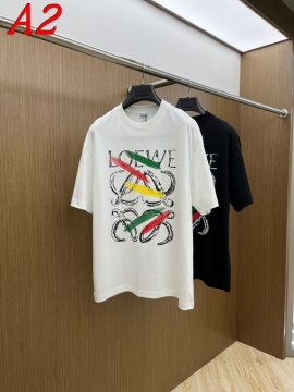 2025新作 LOEWEロエベ クルーネック 半袖Tシャツ フレッシュ