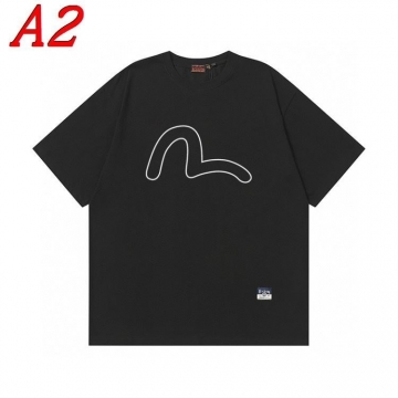 2025新作 EVISUエヴィス クルーネック 半袖Tシャツ ノスタルジック