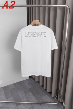 2025新作 LOEWEロエベ ラウンドネック 半袖Tシャツ   エスニックモダン