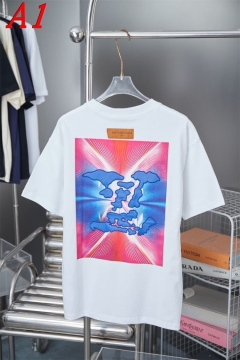 2025新作 LOUIS VUITTONルイヴィトン クルーネック 半袖Tシャツ エスケープ
