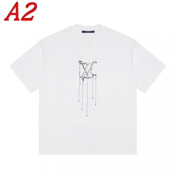 2025新作 LOUIS VUITTONルイヴィトン クルーネック 半袖Tシャツ インスタ映え