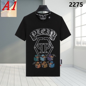  PHILIPP PLEINフィリッププレイン 2025新作   ラウンドネック 半袖Tシャツ   トレンドリーダー