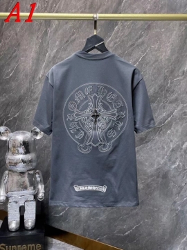 2025新作 CHROME HEARTSクロムハーツ クルーネック 半袖Tシャツ インスタ映え