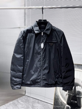 2025 プラダ 通勤に ダウンプレミアムダウンジャケット 着心地よい