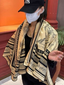 2025秋冬 エルメス ショール 高級感 男女兼用 多色可选