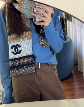 2025-26秋冬 シャネル ショール セール 男女兼用 