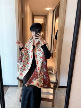 2025秋冬 ルイヴィトン ショール 高級感 男女兼用 