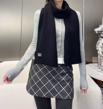 2025新作 ミュウミュウ ショール 新商品 男女兼用 