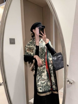 2025-26秋冬 ディオール ショール 通販 男女兼用 