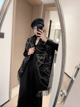 2025AW エルメス ショール 本物 男女兼用 