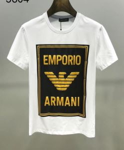 おしゃれに大人の必見 2色可選 アルマーニ ARMANI 絶対に見逃せない 半袖Tシャツ 累積売上総額第１位