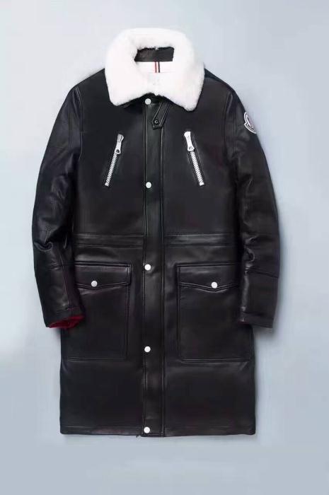 大人気 モンクレール 高級感溢れるデザイン 高レベルの保温性 革ジャケット