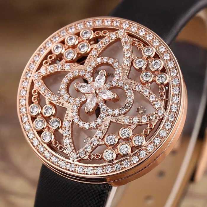 プレゼントに 2020 ルイ ヴィトン LOUIS VUITTON ダイヤベゼル 女性用腕時計