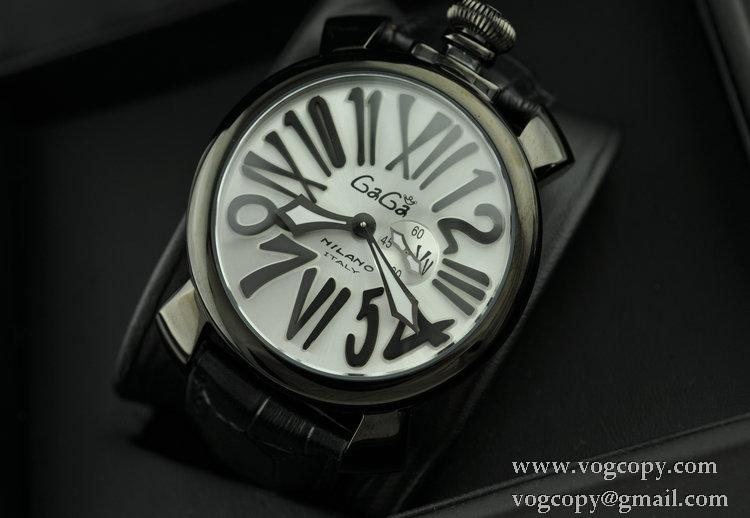 ガガミラノ腕時計 GaGaMILANO 日本製クオーツ ステンレス サファイヤクリスタル風防 クォーツ 6針クロノグラフ