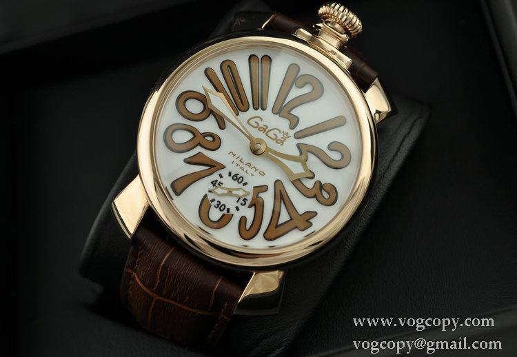 ガガミラノ腕時計 日本製クオーツ GaGaMILANO サファイヤクリスタル風防 ケース