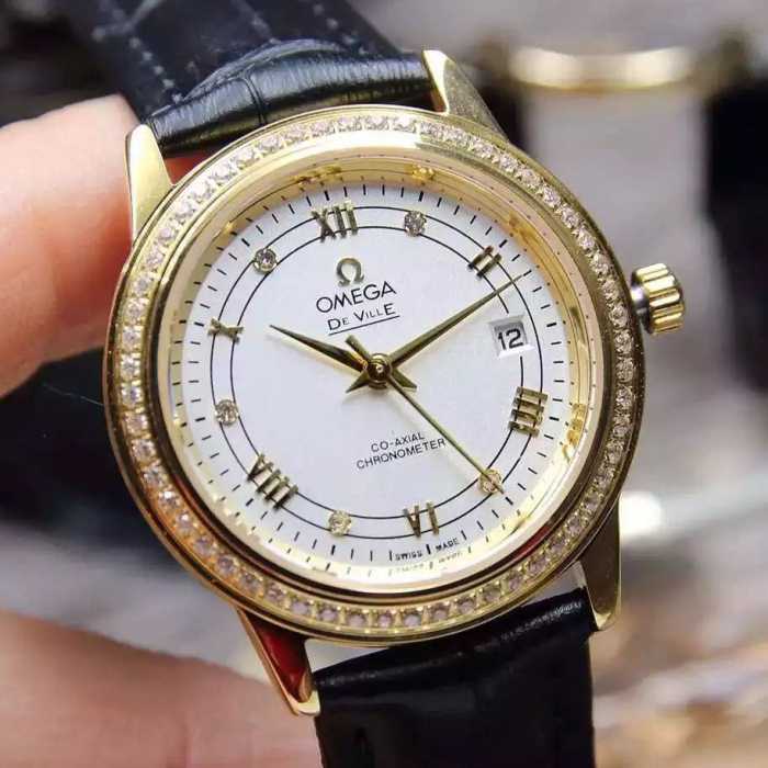 大好評♪2020 OMEGA オメガ サファイヤクリスタル風防 女性用腕時計 6色可選