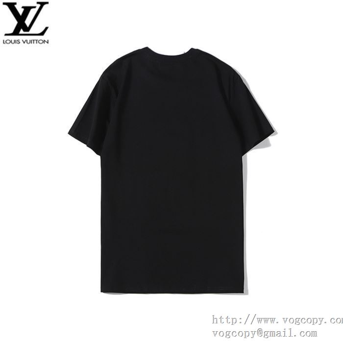 2色可選 ルイ ヴィトン おしゃれな人が持っている LOUIS VUITTON 半袖Tシャツ １点限りVIPセール