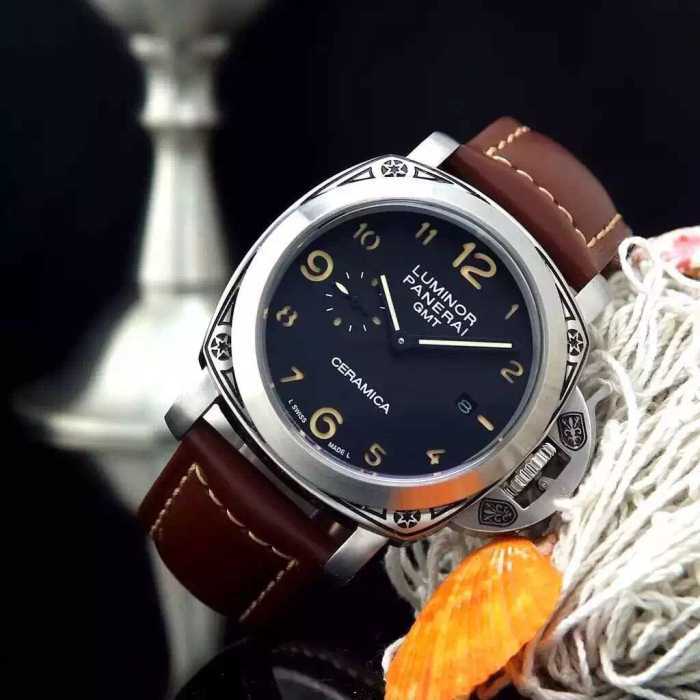 高級感ある2020 パネライ PANERAI 3針クロノグラフ 日付表示 腕時計