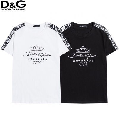 DOLCE＆GABBANA ドルチェ＆ガッバーナ 大特価?気質修身 2021SS 半袖Tシャツ S*M*L*XL*XXL